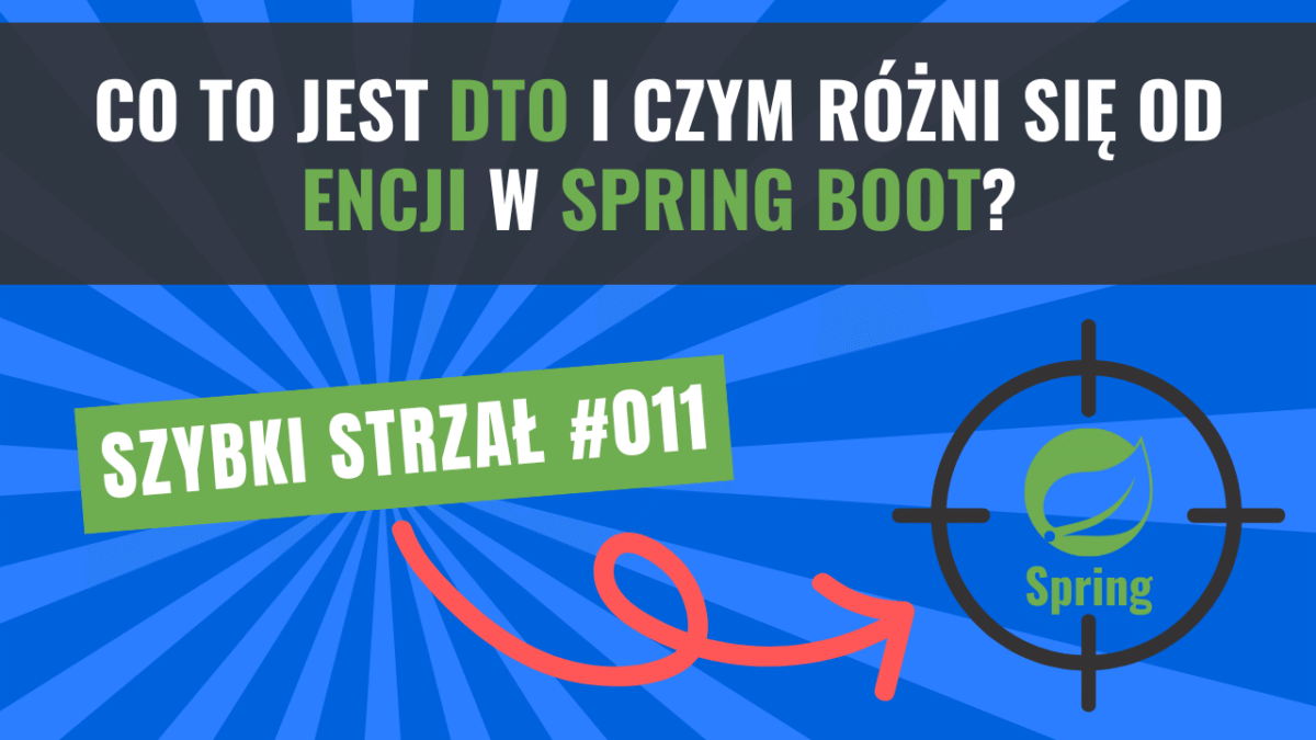 Co to jest DTO i czym różni się od encji w Spring Boot?