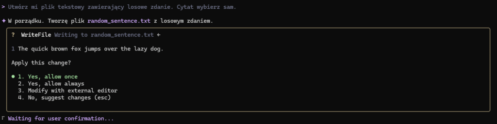 Weryfikacja instalacji